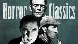 Collage zeigt Porträts von Dracula, Frankenstein und Sherlock Holmes