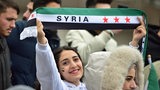 Syrer feiern den Sturz Assad Regime und die Befreiung Syriens.